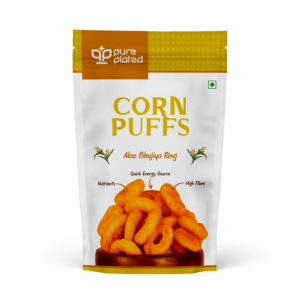Healthy Aloo Bhujia Corn Puffs