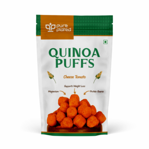 Quinoa Puffs Cheese Tomato